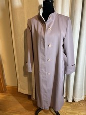 Vintage Forecaster of Boston Plum Long Trench Coat Size 11 /12 M Made in USA