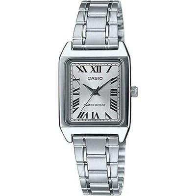Casio LTP-V007D-7B Analog Watch White Steel Ladies