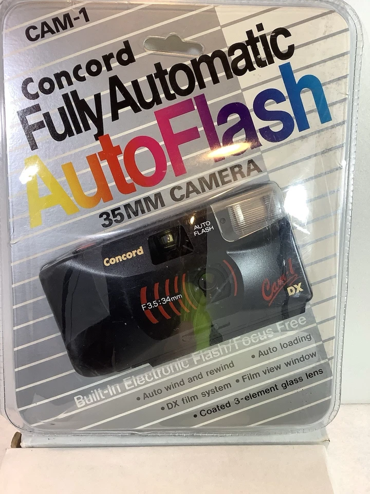cam-1 concord fully automatic auto flash 35mm camera NEW - Image 2 of 4