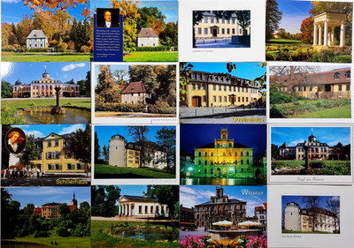 Postkarten Lot 16 x WEIMAR Thüringen Ansichtskarten ungelaufen ungebraucht