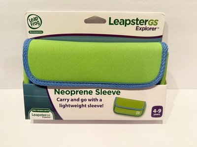 BRAND NEW Leap Frog Leapster GS Explorer Neoprene Sleeve Case Blue Green