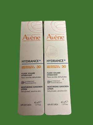 lot of 2 Avene Hydrance 2PACK Sunscreen  1.3oz SMALL BUSINESS CAT LADY 07/2026