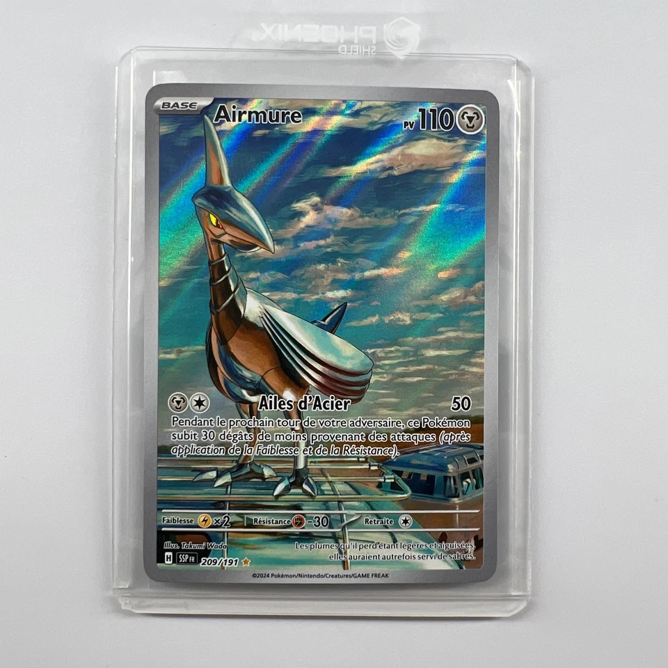 Airmure 209/191 🇫🇷 Carte Pokémon EV08 Étincelles Déferlantes EV8 AR Art Rare - Photo 2/4