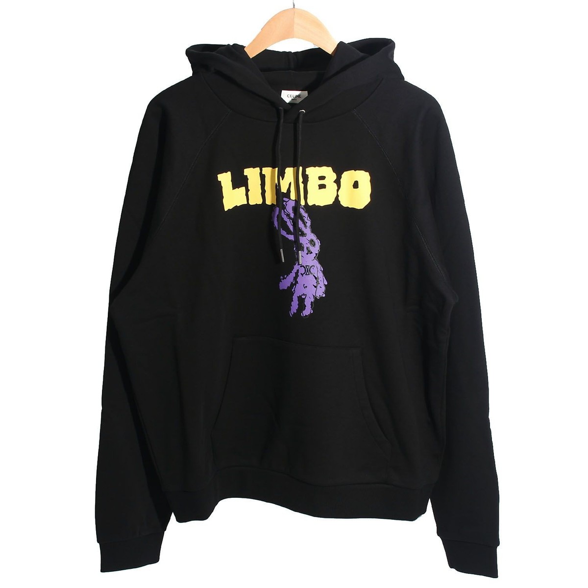 Celine Limbo Logo Hoodie Black RY0GP510Z 38ML 144002576 | eBay