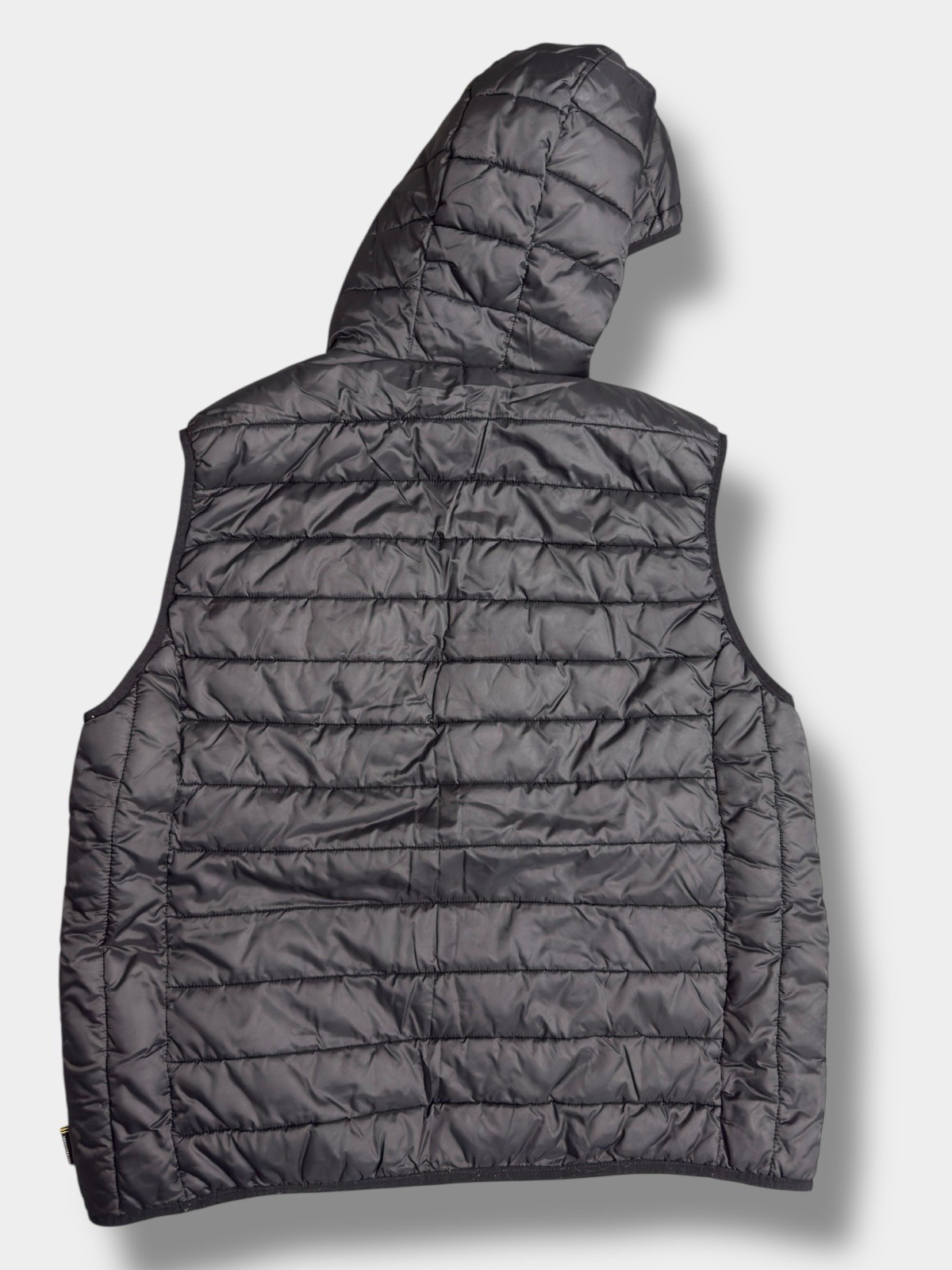 Barbour International Ouston Hooded Quilted Gilet Men’s XL Black image 6