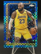 2005-06 Topps Chrome - LeBron James #102 Blue X-Fractor /90 for