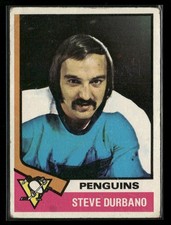 1974-75 Topps - Steve Durbano #106 Pittsburgh Penguins VG