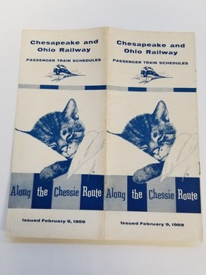 Chesapeake & Ohio RR, Wabash RR Nickel Plate Road RR Time Tables Lot Of 4