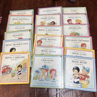 Lot of 18 HELP ME BE GOOD Series Books by Joy Berry Hardcovers Behavior Manners