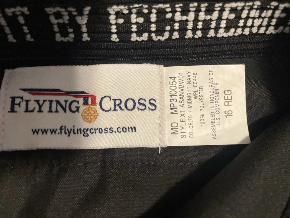 Lot Of 2 Flying Cross Women’s Official Gear Uniform Pants Midnight Navy Size 16 - Image 4 of 4