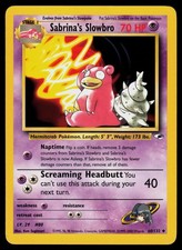 Sabrina's Slowbro 60/132 Uncommon Gym Heroes Pokemon Unlimited Lightly Played on eBay