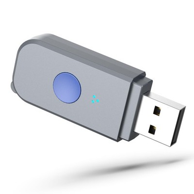 YETOR USB to Bluetooth Car Kit,Wireless Audio Adapter, Music Receiver Grey 