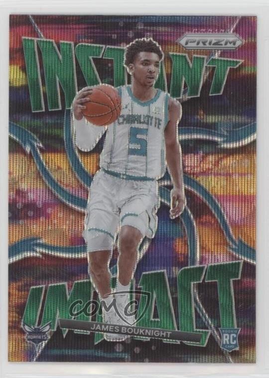 2021-22 Panini Prizm Instant Impact Green Wave Prizm James Bouknight #8 15je