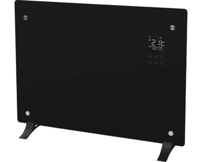 Glas-Wärmekonvektor Eurom Alutherm 1000 Verre 44x62x9 cm 1000 Watt inkl. WiFi sc