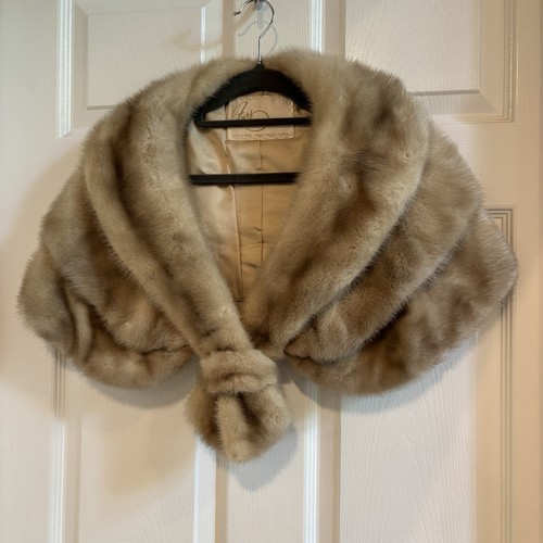 Vintage Furs By Mr. Herman Mink Stole Lincoln Rd Miami Beach
