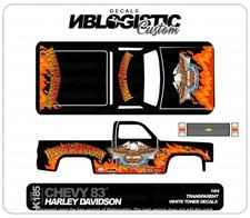 '83 CHEVY SILVERADO Custom WaterSlide Decal for hot wheels 1/64 a4