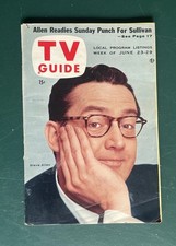 1956 TV Guide June 23 - Steve Allen; Jayne Mansfield; Rin Tin Tin; Roy Rogers