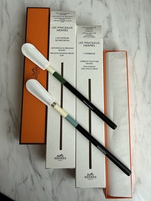 New Hermes Eye Make Up Brush Set / L'Ombreur & L'estompeur de