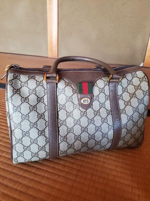 バッグ GUCCI SHERRY LINE CANVAS MINI BOSTON BAG Gucci Mini Handbag Mini Boston Bag Old Gucci Sherry Line | eBay