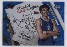 2024 Bowman U Chrome College Rule Playbook Blue Refractor /150 Nolan Traore 0hx6