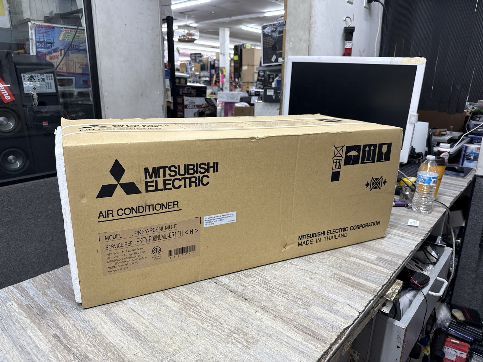 Mitsubishi PKFY-P06NLMU-E 0.5 Ton Mini Split heat Pump Indoor Unit 6K BTU New