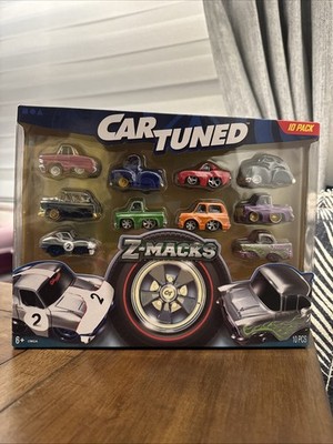 Car Tuned Z-Macks 10 Pack Diecast Metal Cars W/Exclusive Purple