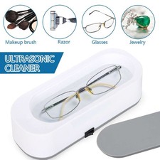 Ultrasonic Jewelry Cleaning Machine Portable Eyeglasses Watches Heads Cleaner