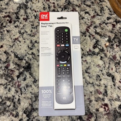 One For All URC4812 100% compatible with Sony TVs.