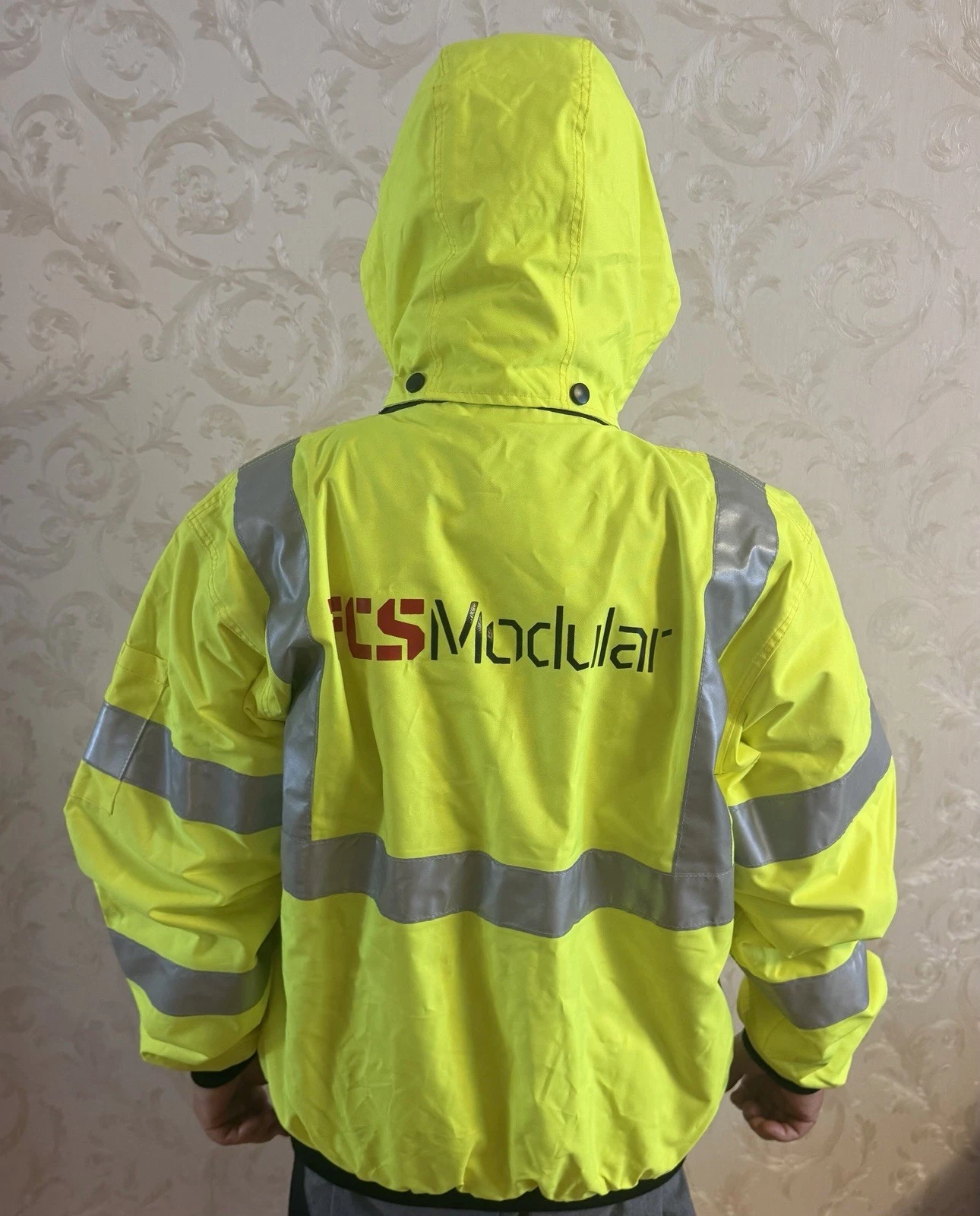 R & R Industries Waterproof Hi Visibility Bomber Jacket Winter Reflective s. M image 2