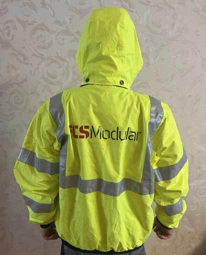R & R Industries Waterproof Hi Visibility Bomber Jacket Winter Reflective s. M image 2