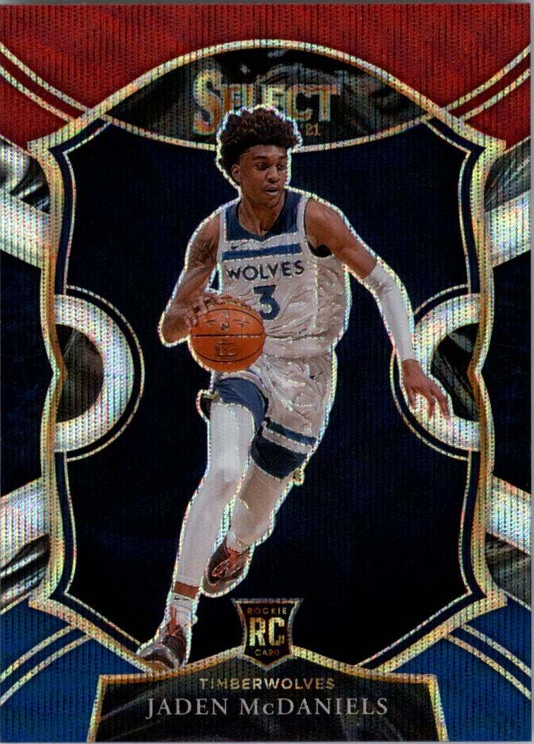 2020-21 Select Prizms Tri-Color #88 Jaden McDaniels - NM-MT