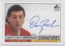 2020 SP Signature Edition Legends Century Signatures Doug Wilson Auto HOF 0v41