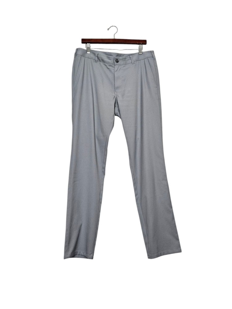 Mizzen + Main Baron Trim Performance Chino Pants for Men 34x32 Light Gray