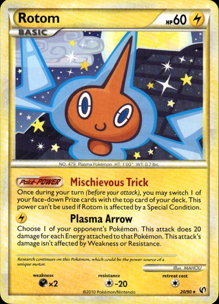 Rotom Rare Undaunted 20/90 LP