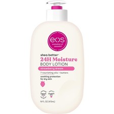 eos Shea Better Body Lotion for Dry Skin, Strawberry Dream, 16 fl oz