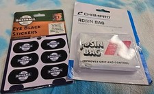 1 Champro Rosin Bag & Black Eye Stickers Pack Baseball Softball Accessories