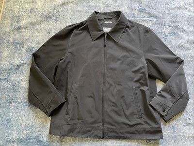 Concepts by Claiborne Black Polytech Wind Water Resistant Jacket Men's XXL