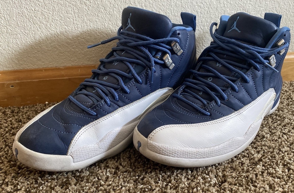 NIKE Air Jordan 12 Retro XII Indigo Sneakers Shoes 130690-404
