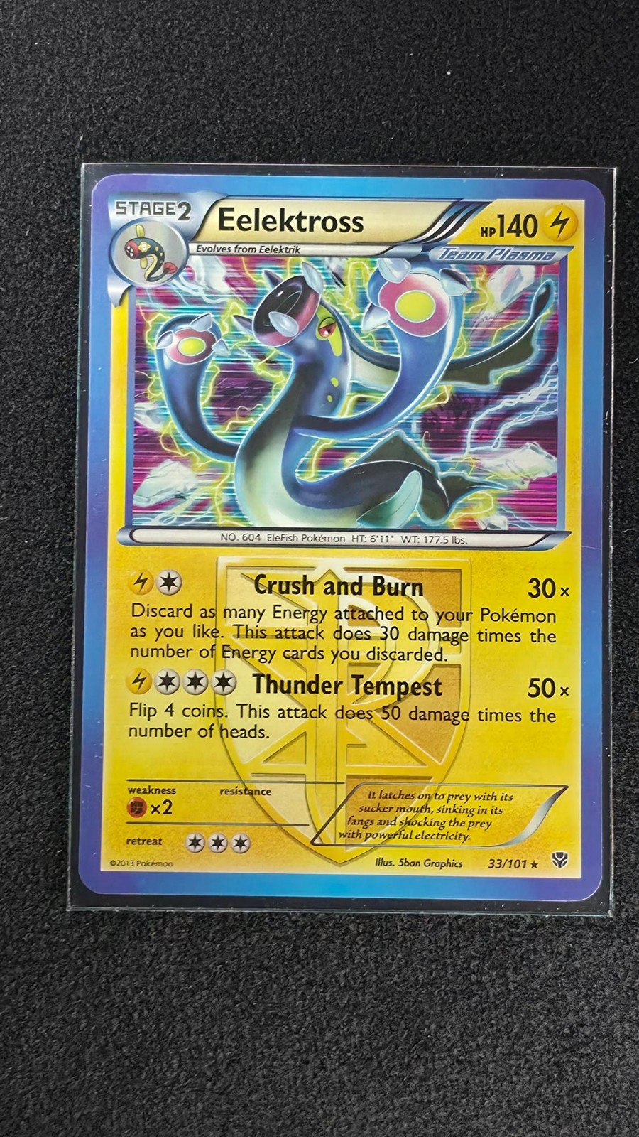 EELEKTROSS | 33/101 | HOLO R NM/M | PLASMA BLAST POKEMON