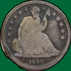 1839-O Seated Liberty Dime Good G Coin #35730