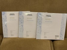 Creative Memories 12x12 WHITE Scrapbook 15 sheets/30 pages Lot of 3 NEW sealed