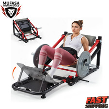 Hip Thrust Machine, 800LBS Capacity Glute Bri...