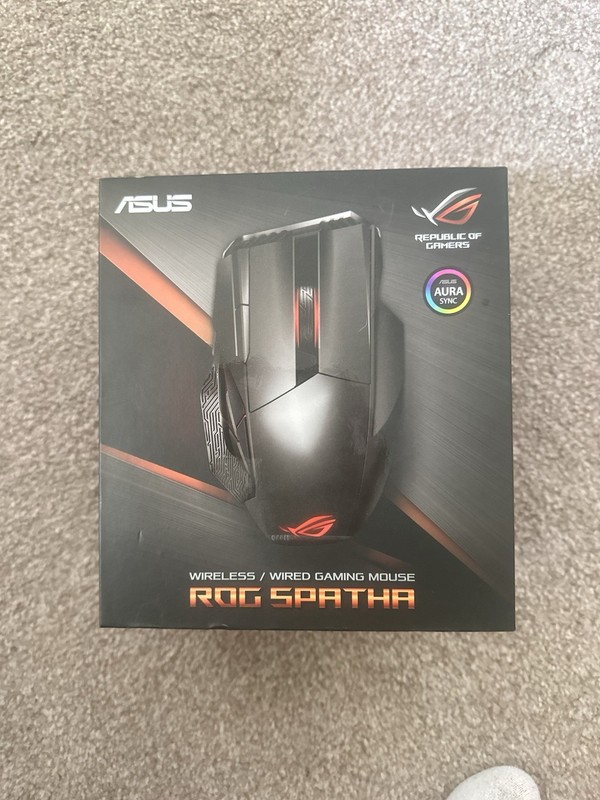 ASUS ROG Spatha Wireless Gaming Mouse Boxed Complete Never Used