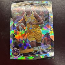 Shey Peddy 2025 Panini WNBA Prizm #136  Cracked Ice Los Angeles Sparks 
