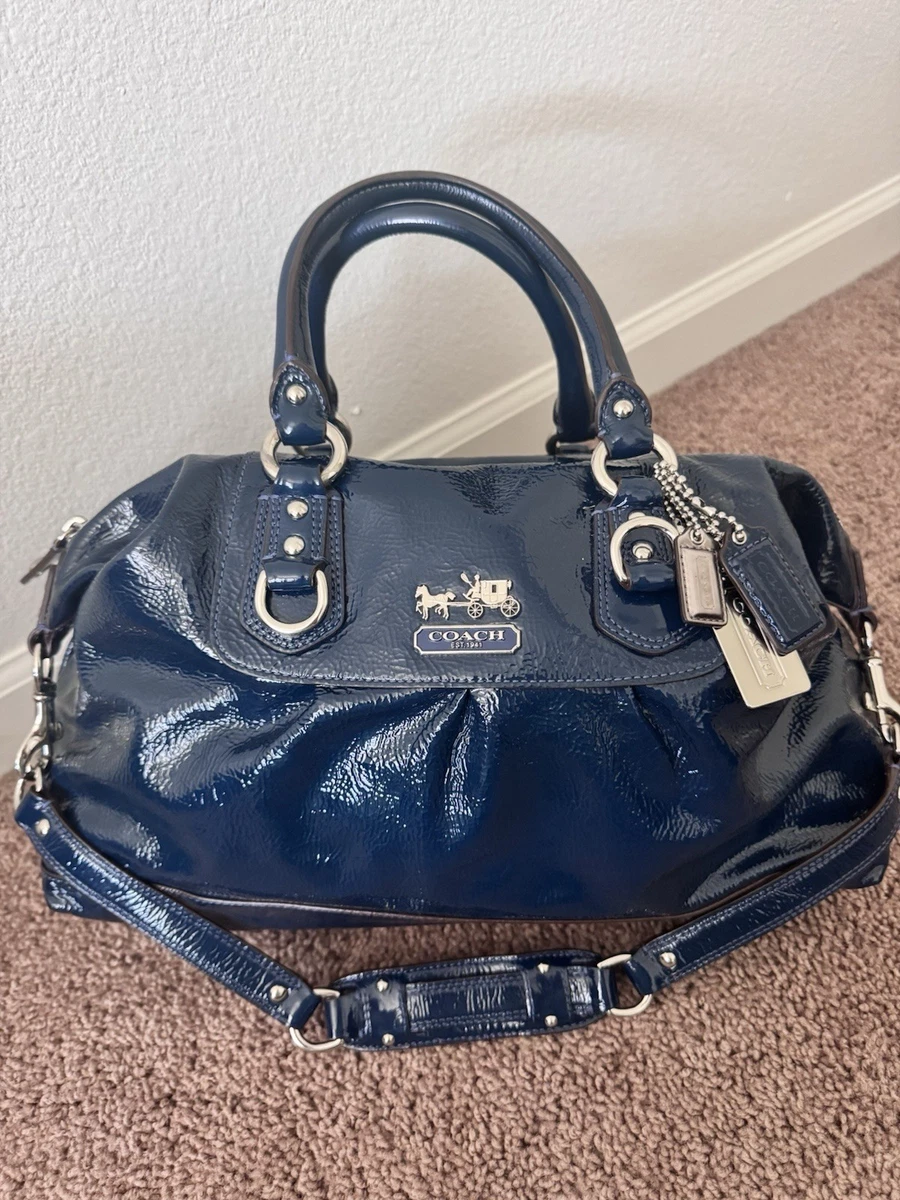 Coach Madison Satchel/Top Handle Bag Blue Bags & Handbags for