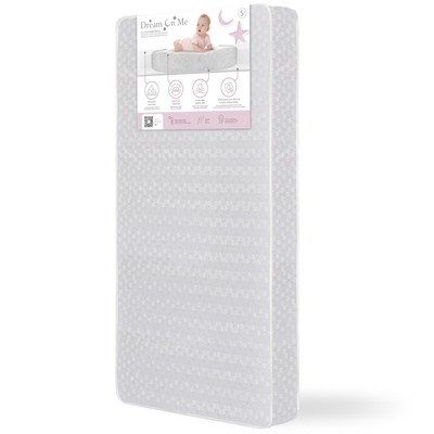 Dream On Me Honeycomb Orthopedic Firm Fiber 1 Count (Pack of 1), White 