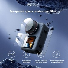 for DJI Action6 HD Tempered Protective Film Screen Scratch-resistant Lens HNM