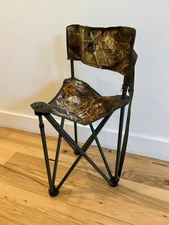 Hunters Specialties Realtree Edge Camo Hunting Tripod Chair w/ back