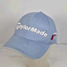 TaylorMade r7 Hat Light Blue Golf Strapback A...