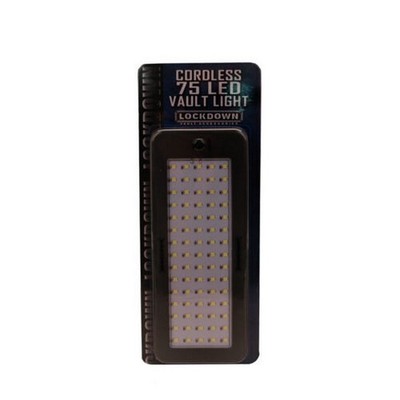 Lockdown Automatic Cordless Black LED Vault Light 75 - 222009